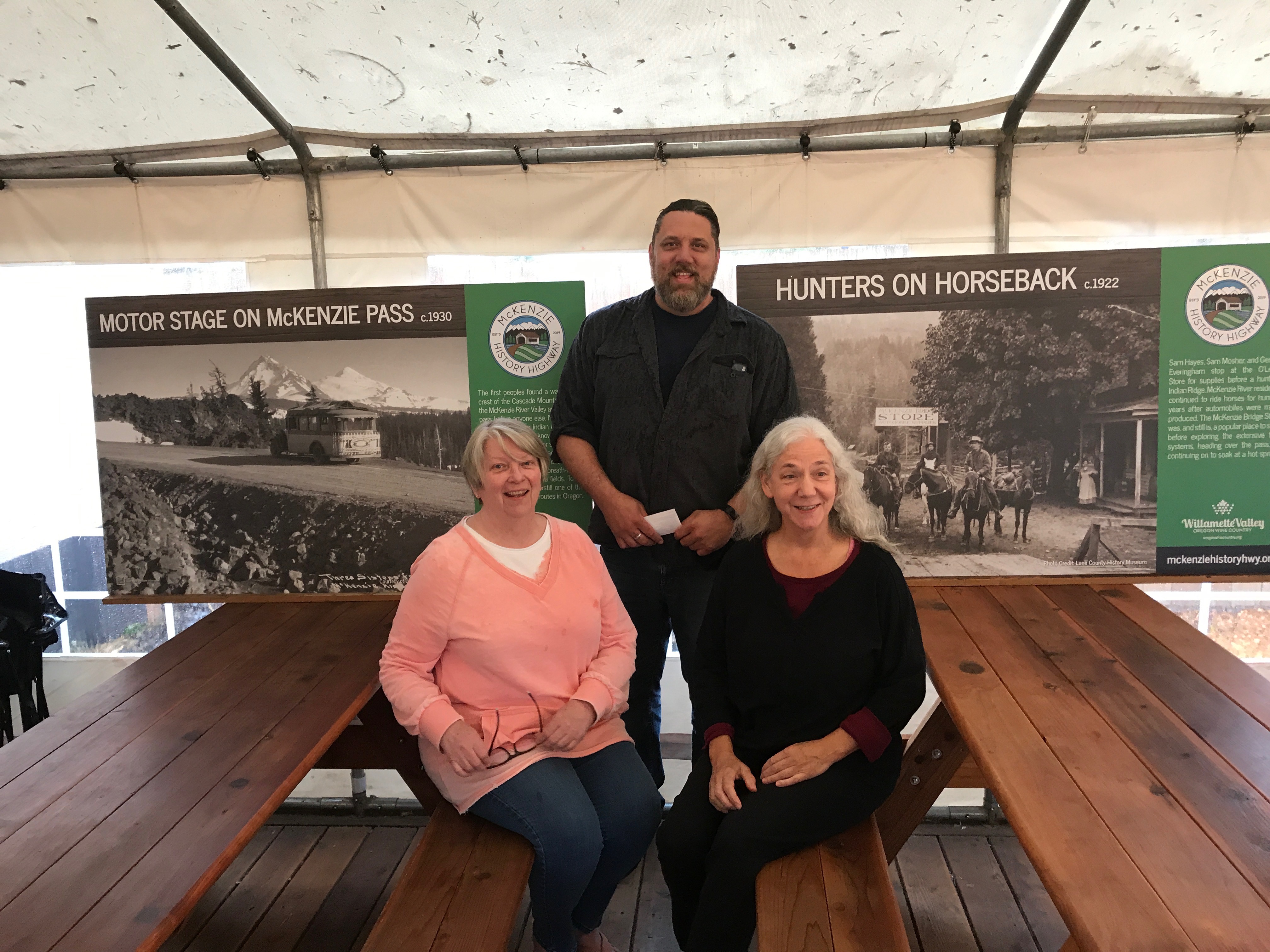 Marilyn Cross, Sean Davis, and Margaret Beilharz