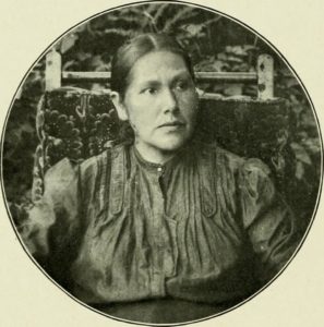 Lucindra Jackson, Yonkalla tribe, Kalapuya, ca. 1912